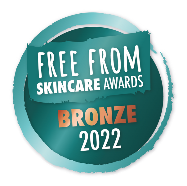 Winner - Bronze Award from Free from Skincare Awards 2022