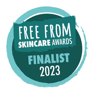 Delighted to be a finalist at the Free from Skincare awards 2023.