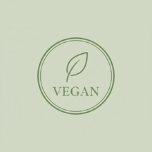 Load image into Gallery viewer, Vegan certified product badge