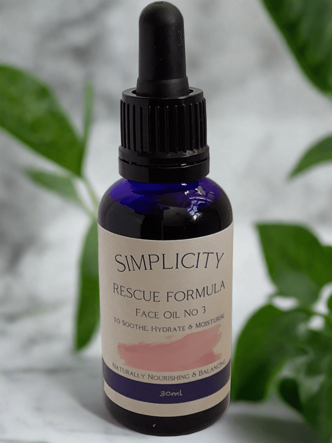 Soap Matters Health & Beauty 30ml Simplicity Face Oil No3 - to Soothe, Hydrate & Moisturise