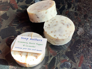 Soap Matters Natural Soap Rosemary, Black Pepper and Lavender natural soap (the Sports Bar)