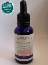 Load image into Gallery viewer, Soap Matters Health &amp; Beauty Simplicity Face Oil No3 - to Soothe, Hydrate &amp; Moisturise