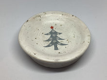 Load image into Gallery viewer, Soap Matters Dish White with Christmas tree Small designer soap dish